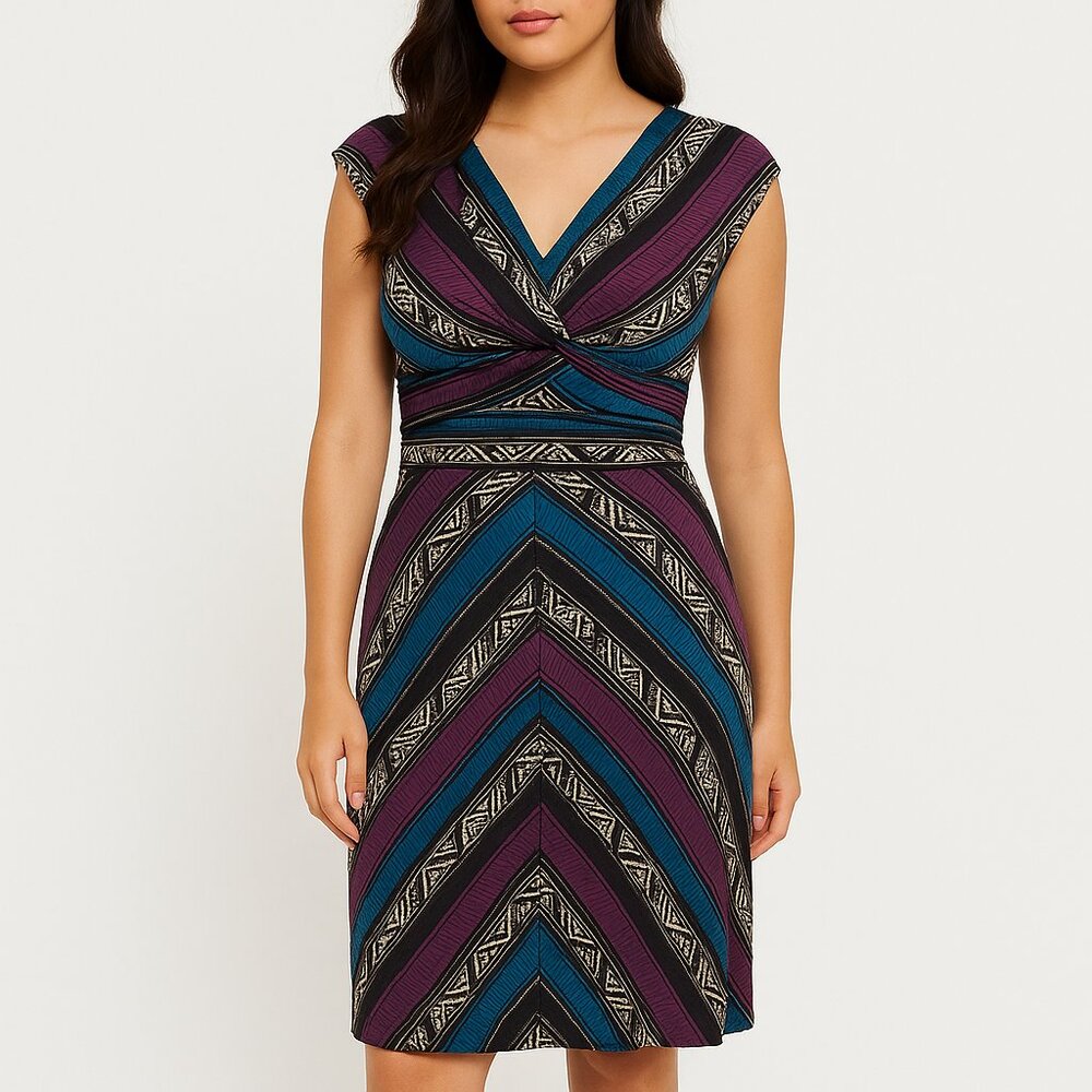 Plenty by Tracy Reese Women's Multicolor Printed Midi Dress – Size S